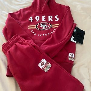 SF 49ers Set youth size 7 Unisex!